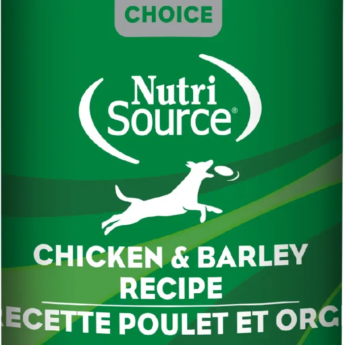 Nutrisource Dog Can Choice Chicken & Barley 12/12.3 Oz