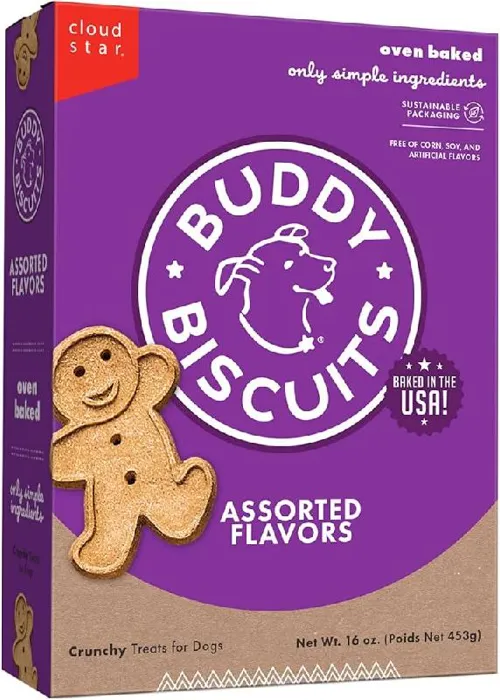 Buddy Biscuit Assorted Chicken Beef Cheese 16 Oz