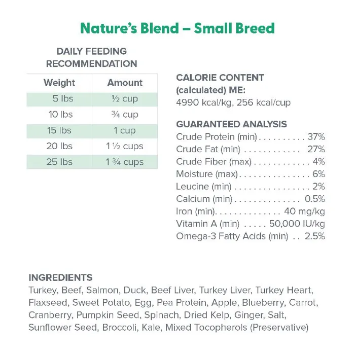 Dr. Marty's Nature's Blend Fd Small Breed 48-oz