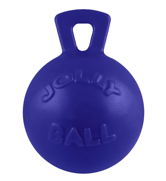 Jolly Pets Tug N Toss Ball Blue 8"