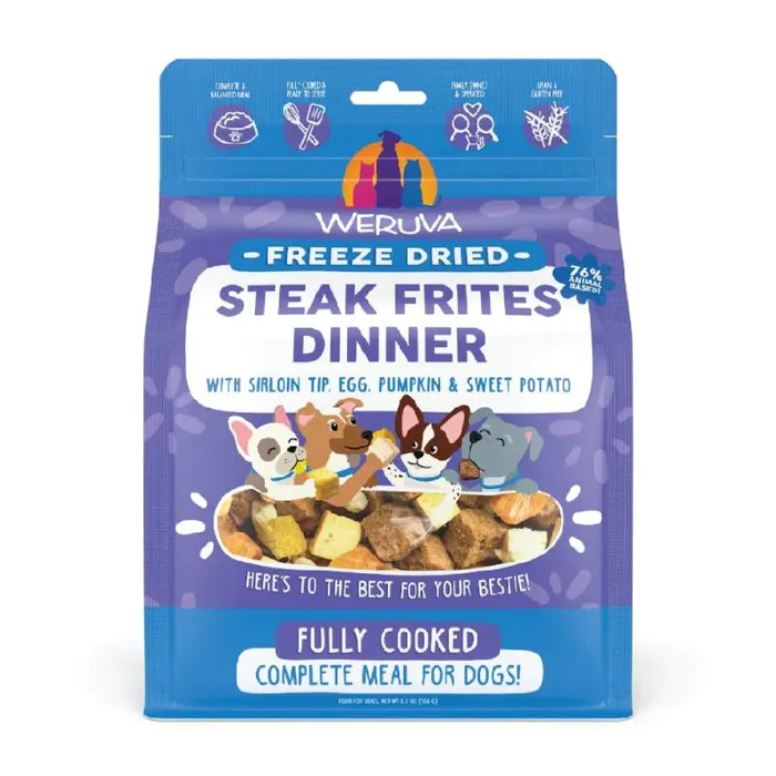 Weruva Dog Fd Steak Frites 5.5 Oz