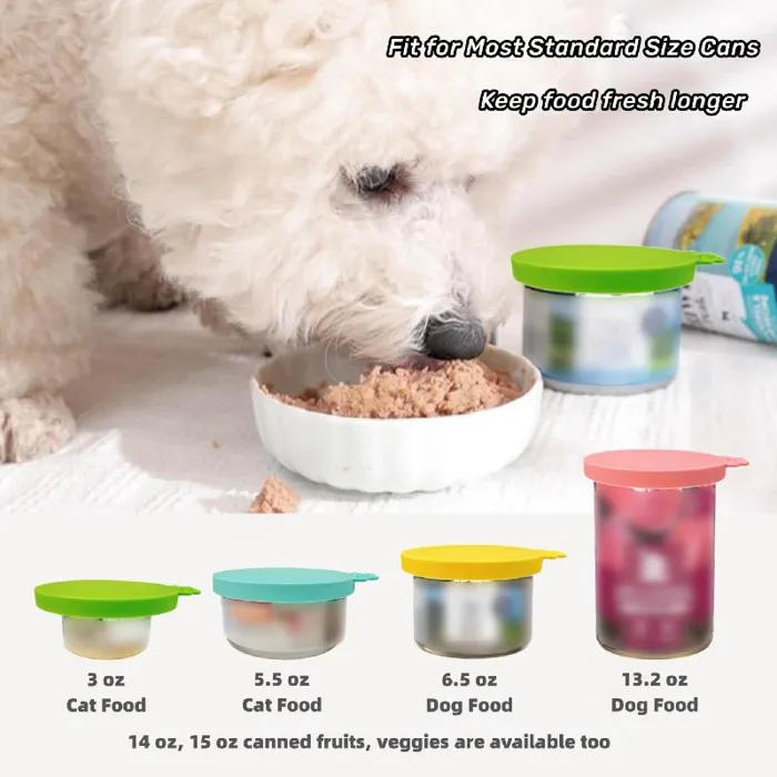 Messy Mutts Silicone Can Cover Grey