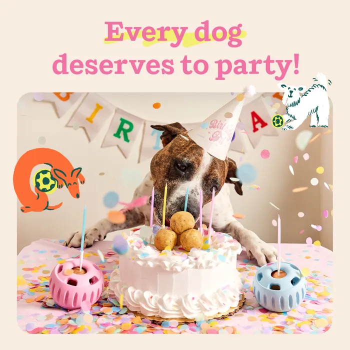 Woof Party Pink Pupsicle at birthday party