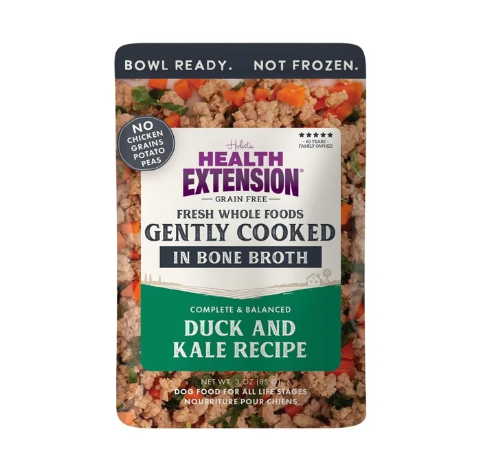 Health Extension Gently Cooked Duck Dog 3-oz