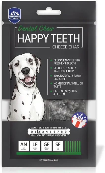 Himalayan Happy Teeth Charcoal Dental Chew 4-oz