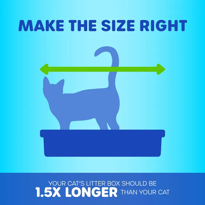 Petmate Large Litter Pan cat size guide