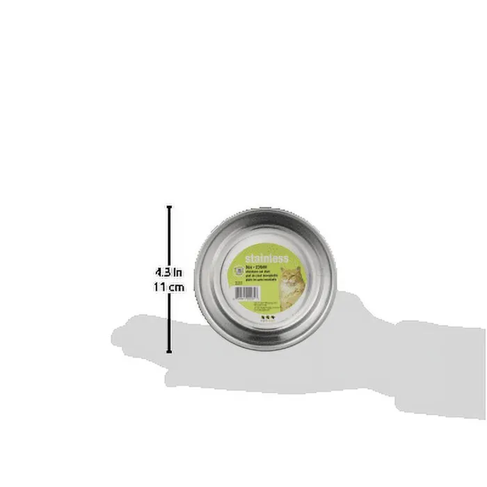 Van Ness SS1 8-oz stainless steel dish dimensions