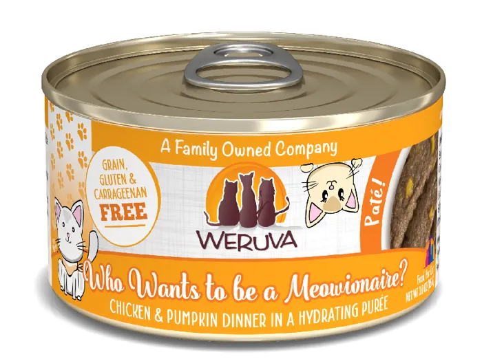 Weruva Can Chicken & Pumpkin Meowionaire 3-oz