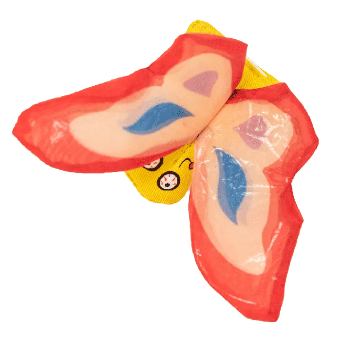 Yeowww! Catnip Butterfly Red, top view