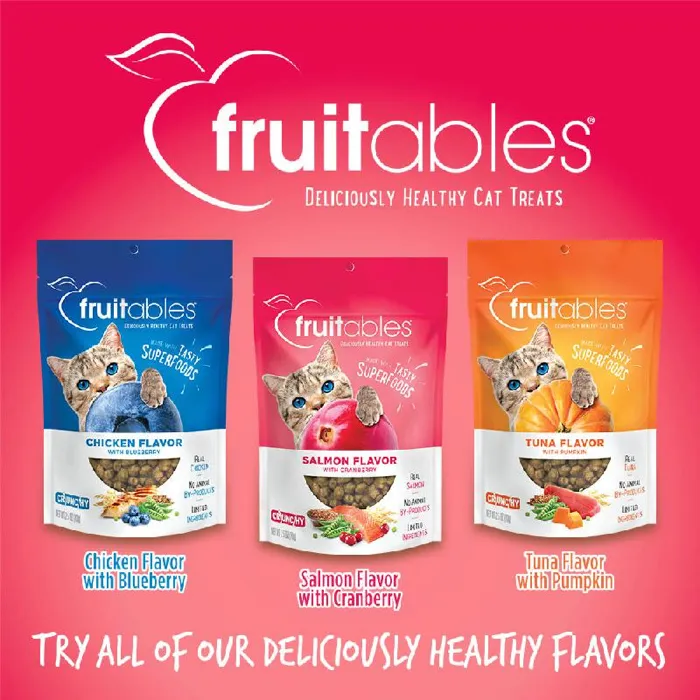 Fruitables Cat Treats Salmon/cranberry 2.5-oz