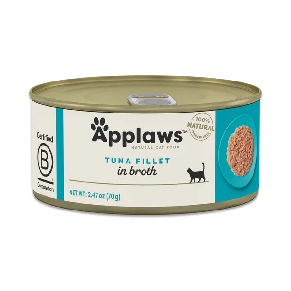 Applaws Cat Tuna Fillet In Broth 2.47-oz