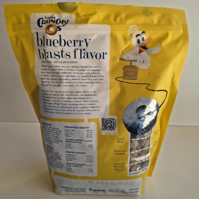 Fromm Treats Crunchy Os Gf Blueberry Blasts 26-oz