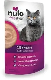 Nulo Cat Silky Mousse Beef/sardine 2.8-oz