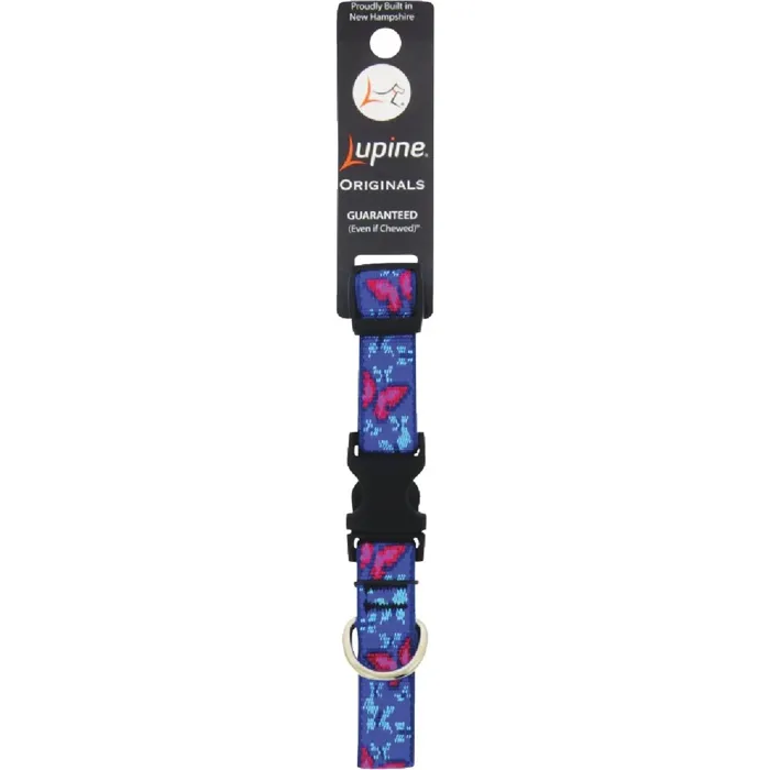 Lupine Social Butterfly 9-14-inch collar packaging view