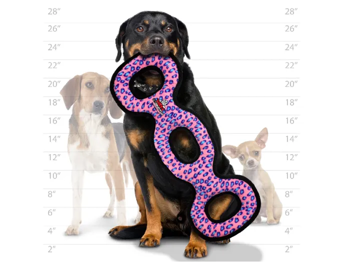 Tuffy Ultimate 3 Way Tug Pink