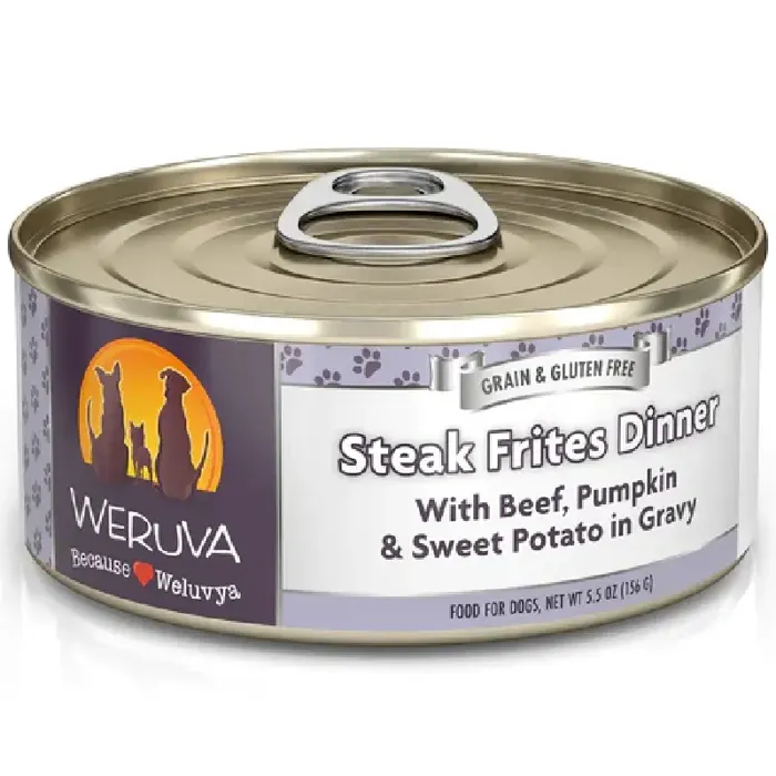 Weruva Dog Fd Steak Frites 5.5 Oz