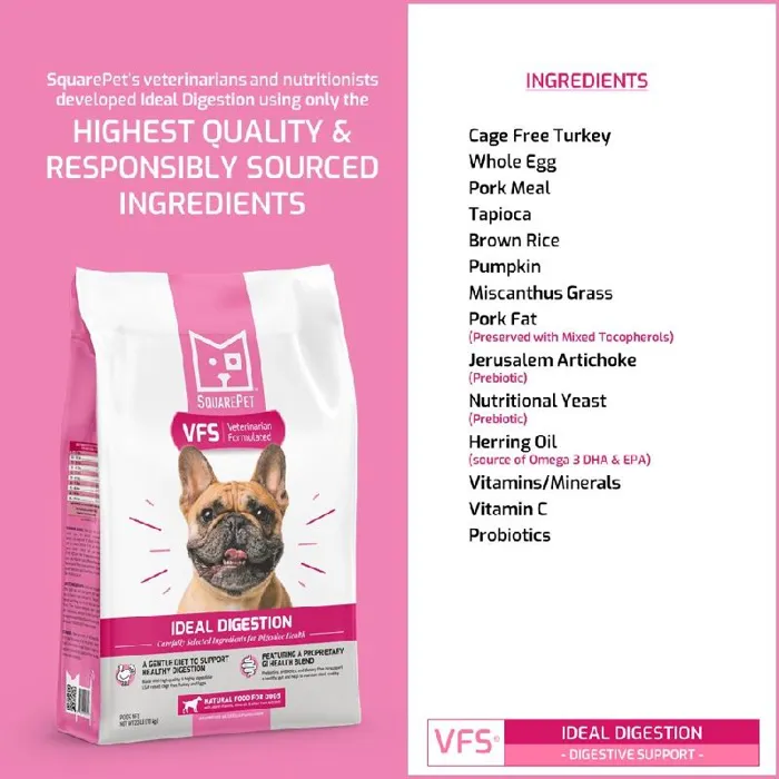 Squarepet Vfs Canine Ideal Digestion 4.4-lb