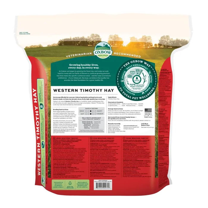 Oxbow Western Timothy Hay 40-oz