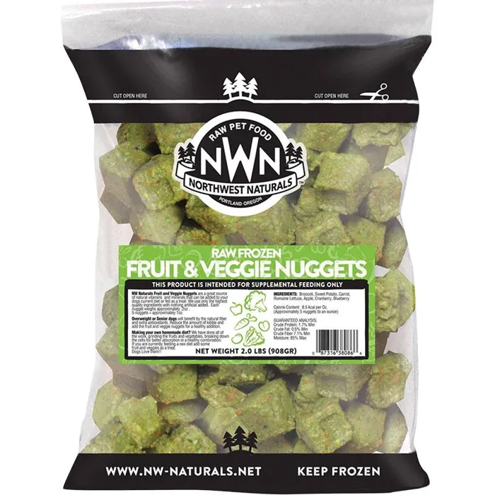 Northwest Naturals Gf Fruit/veggie Nug Frzn 2-lb