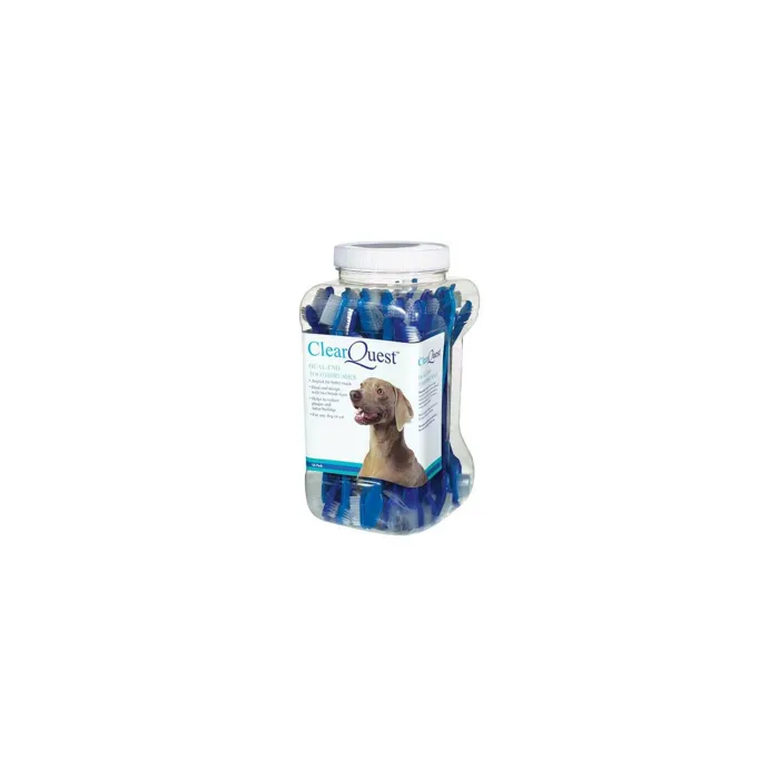 ClearQuest Dual-End Toothbrushes 50-pack canister front