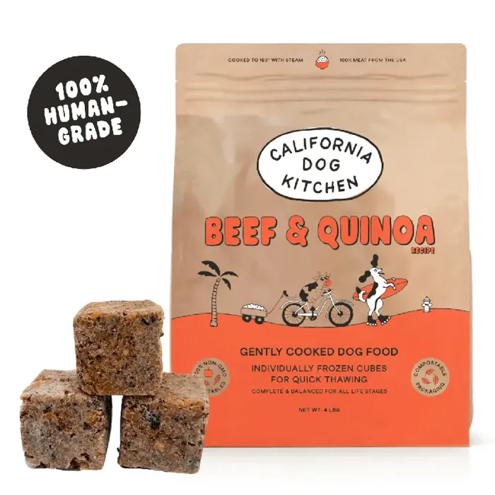 California Dog Kitchen Gently Cooked Beef & Quinoa 4lb