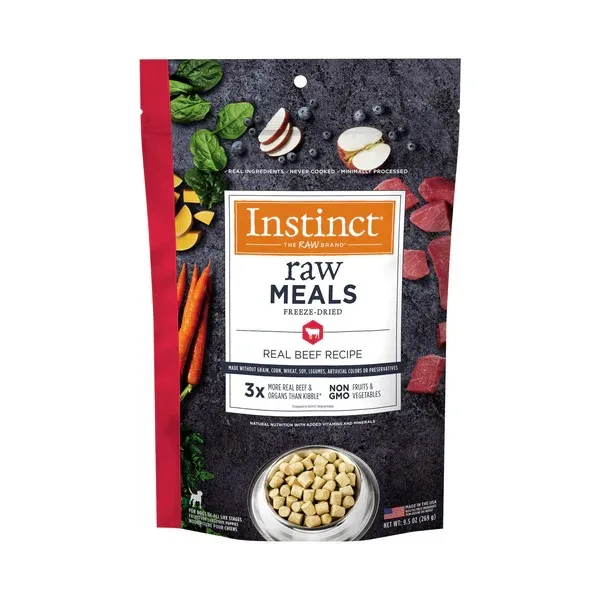 Instinct Raw Fd Meals Beef Dog 9.5-oz