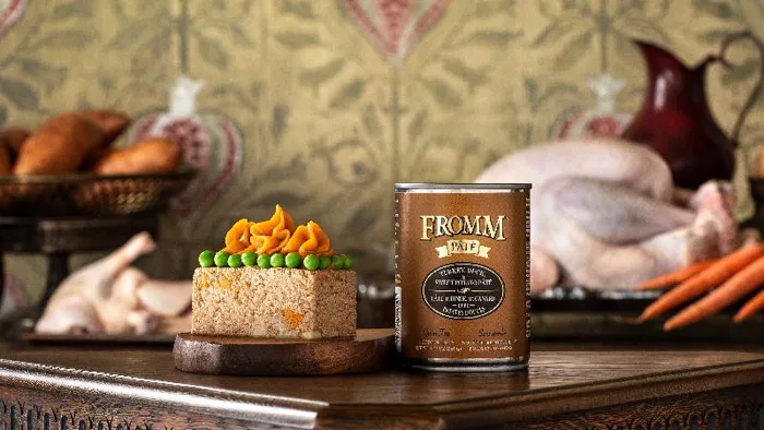 Fromm Grain Free Turkey, Duck, & Sweet Potato Pate Canned Dog Food 12-oz