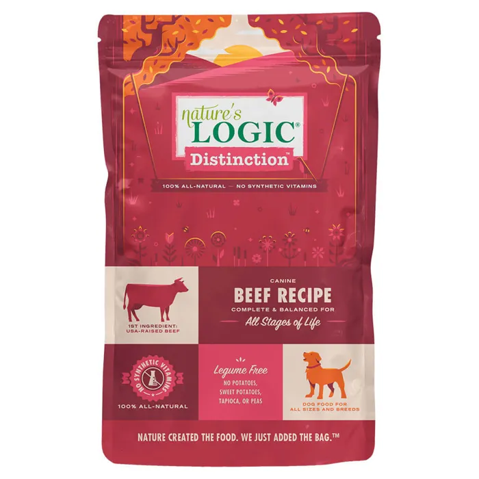 Nature's Logic Dog Distinction Dry Beef 24 Lb
