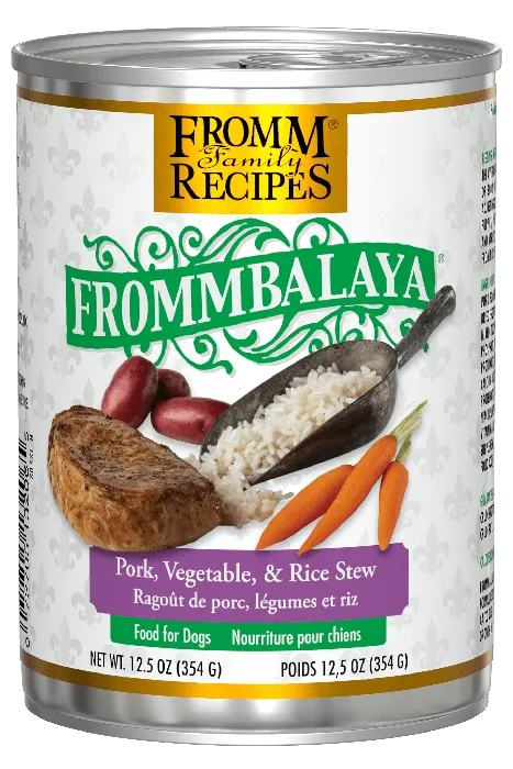 Fromm Frommbalaya Pork Vegetable Rice Stew 12.5-ounce can front