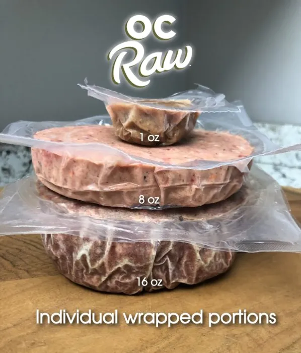 Oc Raw Dog Ckn & Produce Sliders Raw Frzn 4-lb