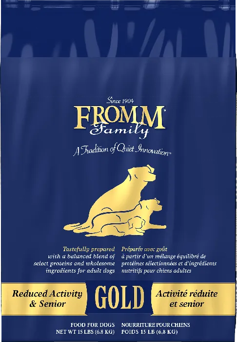 Fromm Gold Reduced Activity & Senior 15-lb bag front