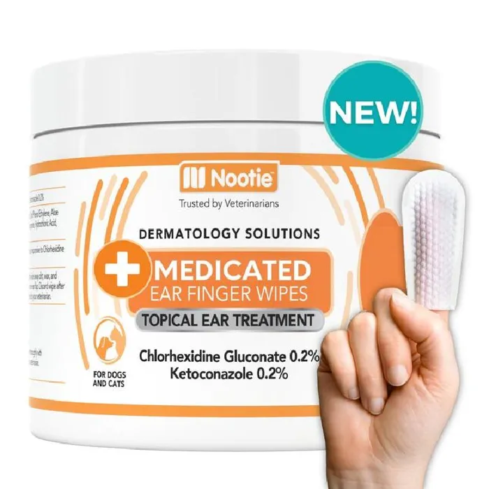Nootie Medicated Ear Finger Wipe 80ct