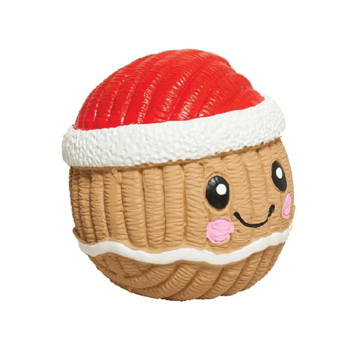Hugglehound Holiday Ruff Tex Gingerbread Ball Small
