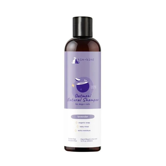 Kin+kind Shampoo Oatmeal Lavender Dog & Cat 12-oz