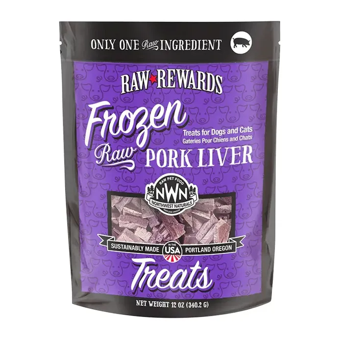 Northwest Naturals Frozen Pork Liver 12-oz