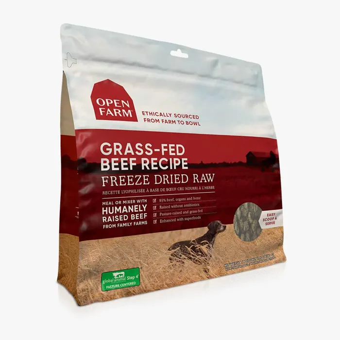 Grassfed Beef Recipe Fd Raw Dog Food - 13.5-oz