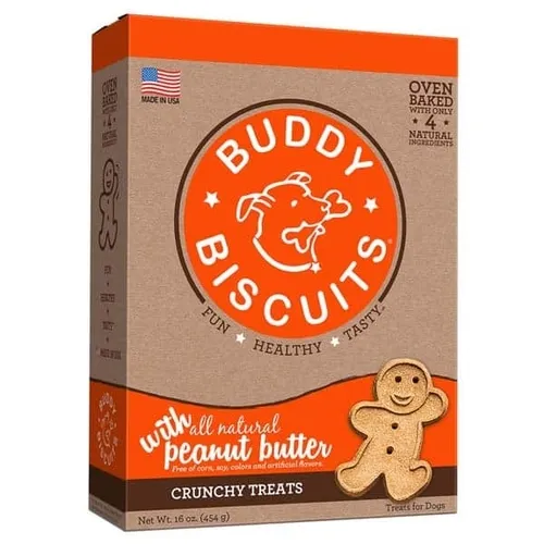 Buddy Biscuits Oven Baked Pb Dog Treats 16-oz
