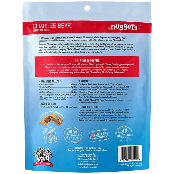 Charlee Bear Nuggets Digestive Beary Parfait 6-oz