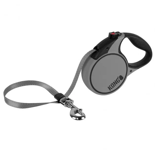 16 Ft. Lg. Kong Terrain Retractable Up To 110 Lb. - Grey