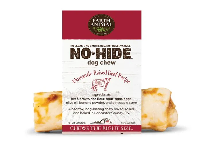Earth Animal No-hide Chew Beef 4"