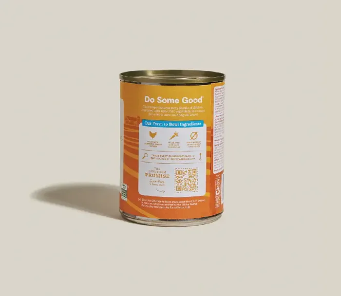 Open Farm Harvest Chicken Hearty Stew 12.5 oz can back