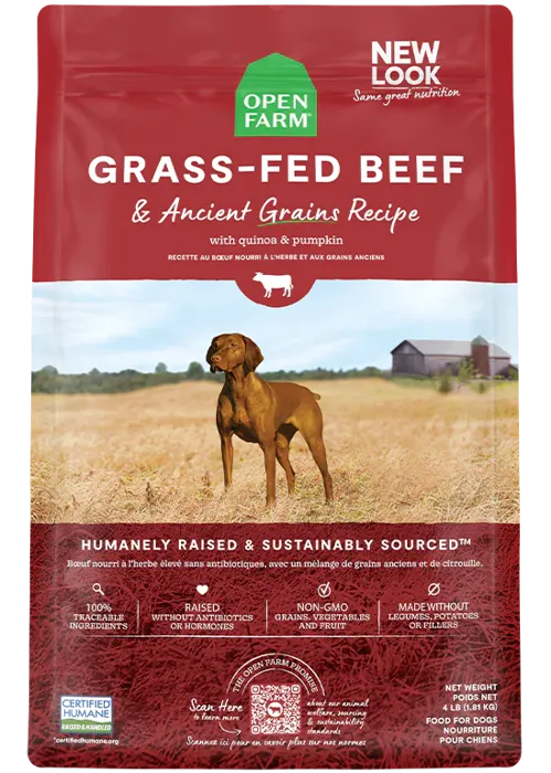 Open Farm Dog Ancient Grain Beef 4-lb