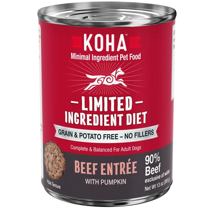 Koha Limited Ingredient 90% Beef 13-oz