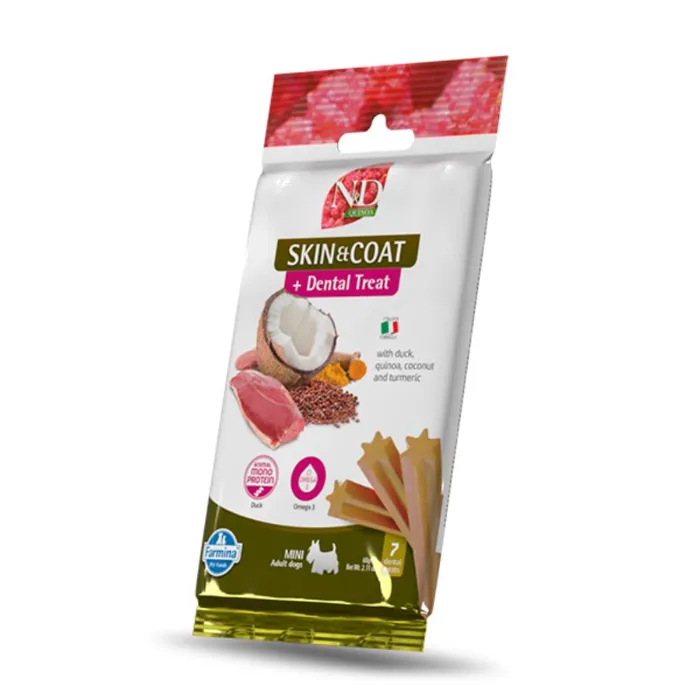 N&D Quinoa Skin & Coat Duck Mini 60g front