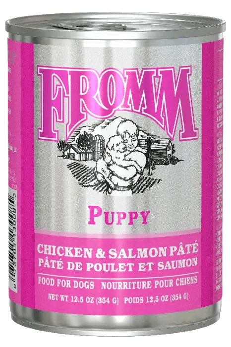 Fromm Dog Classic Puppy Ckn Slmn Pate Can 12.5-oz