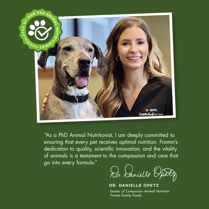 Fromm Nutritionals Mobility nutritionist endorsement