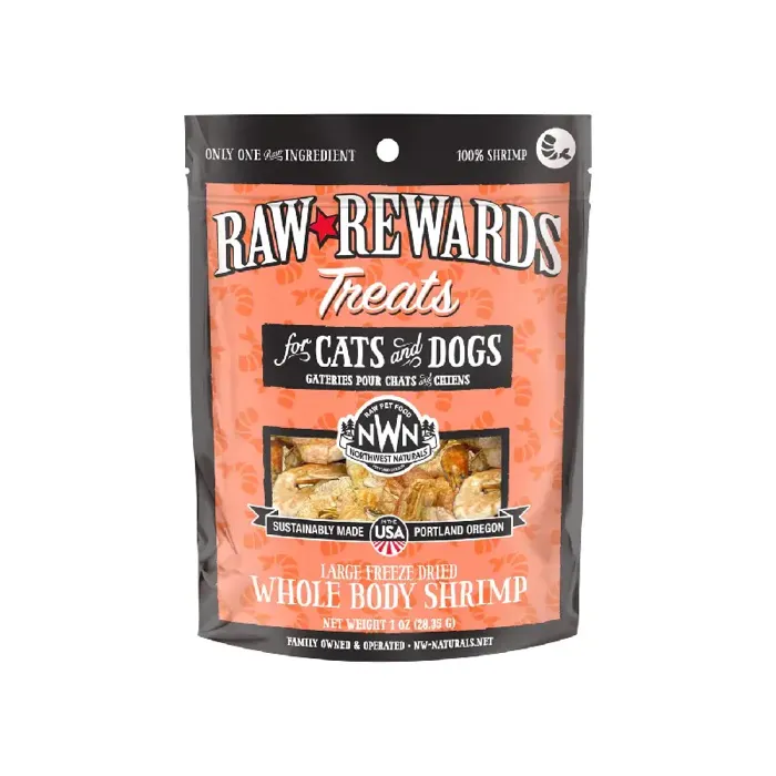 Northwest Naturals Freeze-dried Shrimp Treats 1-oz