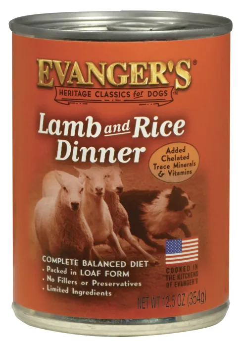 Evangers Complete Lamb & Rice Dog Can 13.2-oz