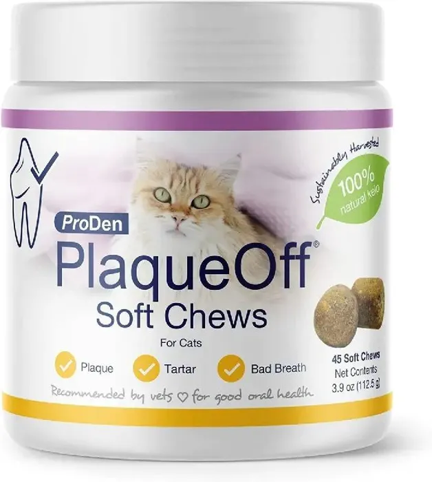 Plaque Off Cat Soft Chew 45-ct