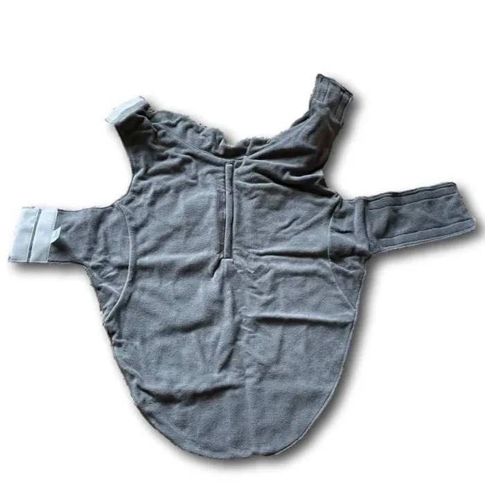 Baydog Saginaw Bay Fleece gray fleece lining view